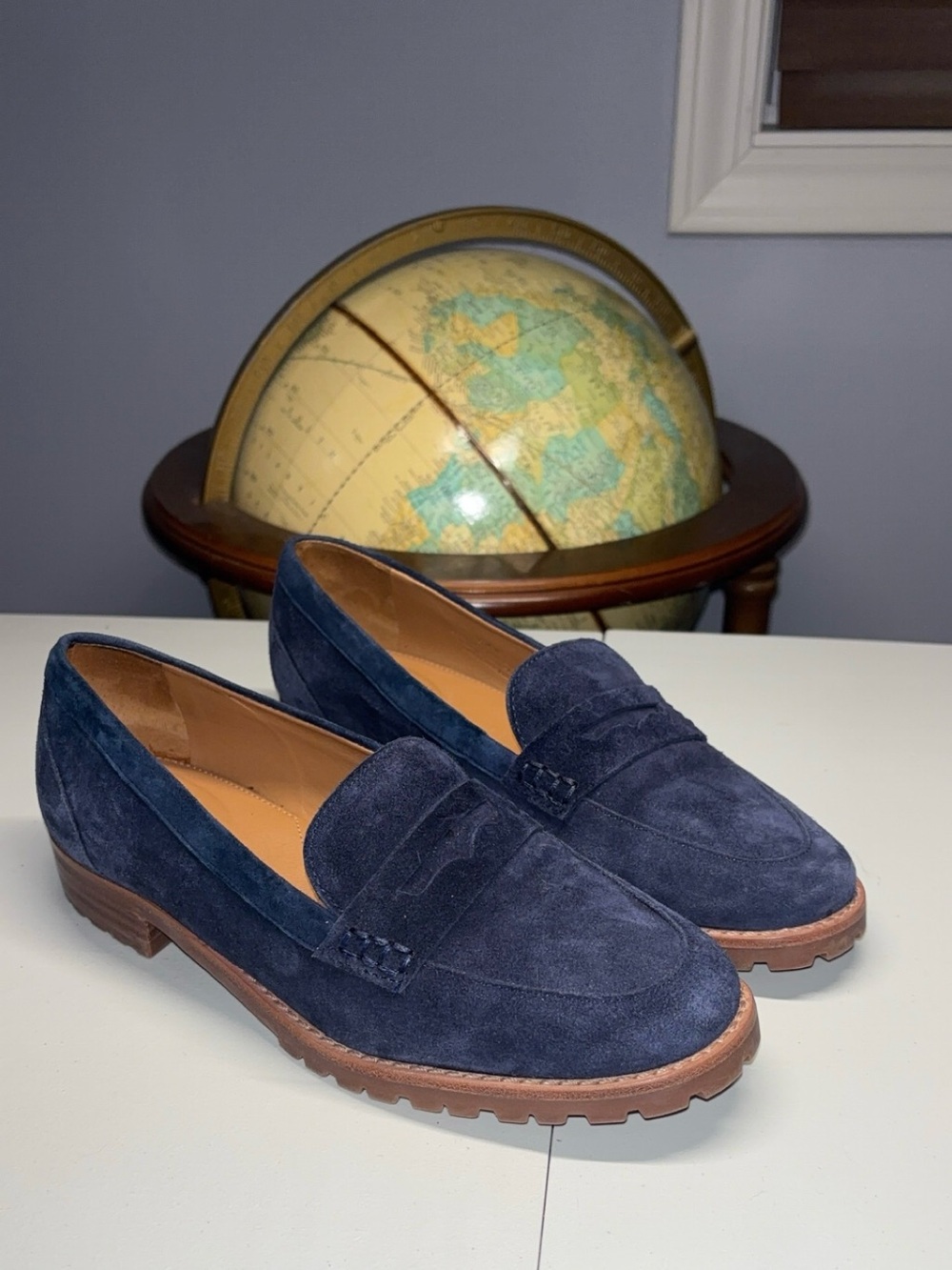 TALBOTS CASSIDY SUEDE LOAFERS